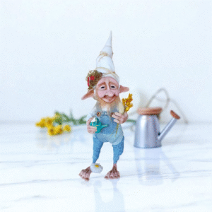 Duende artesanal con regador